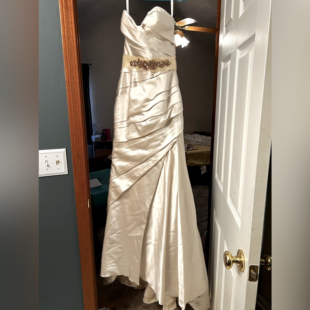 Beautiful Champagne Wedding Dress